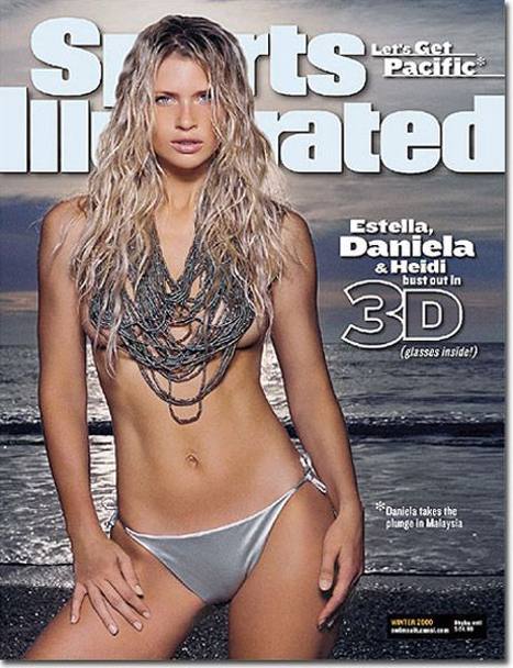 Cambio di secolo con la bionda, nel 2000  cover girl  Daniela Pestova